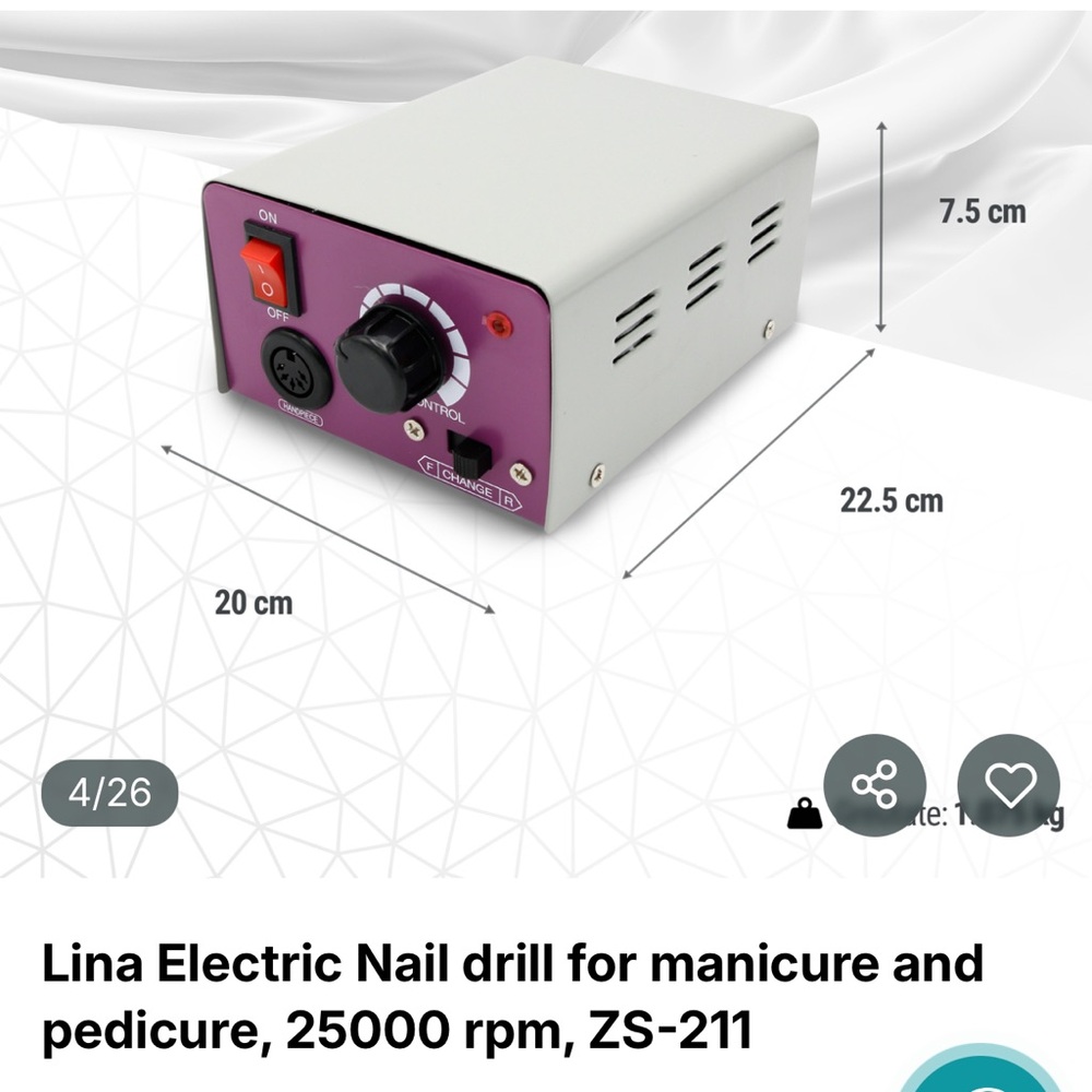 Professional nail drill machine electric nail kit - Picture 9 of 10